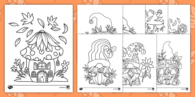 Fall gnome activity loring sheets usa