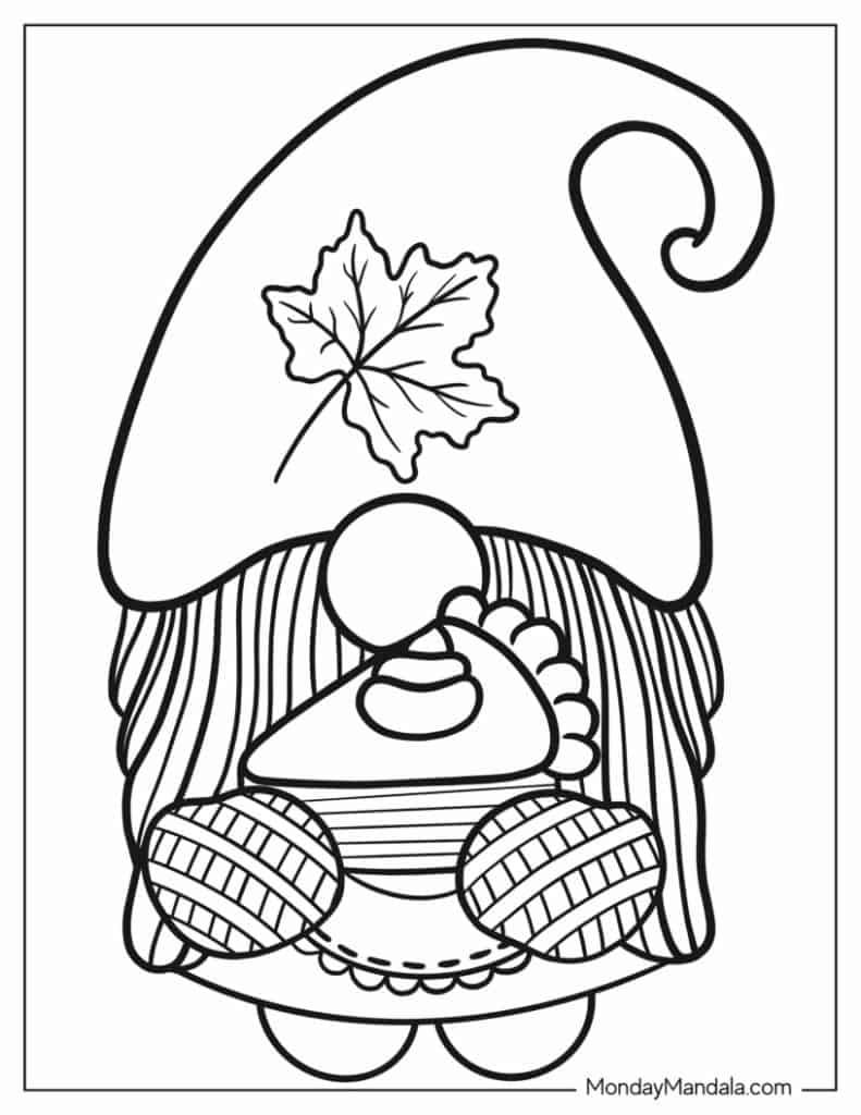 Autumn fall coloring pages free pdf printables