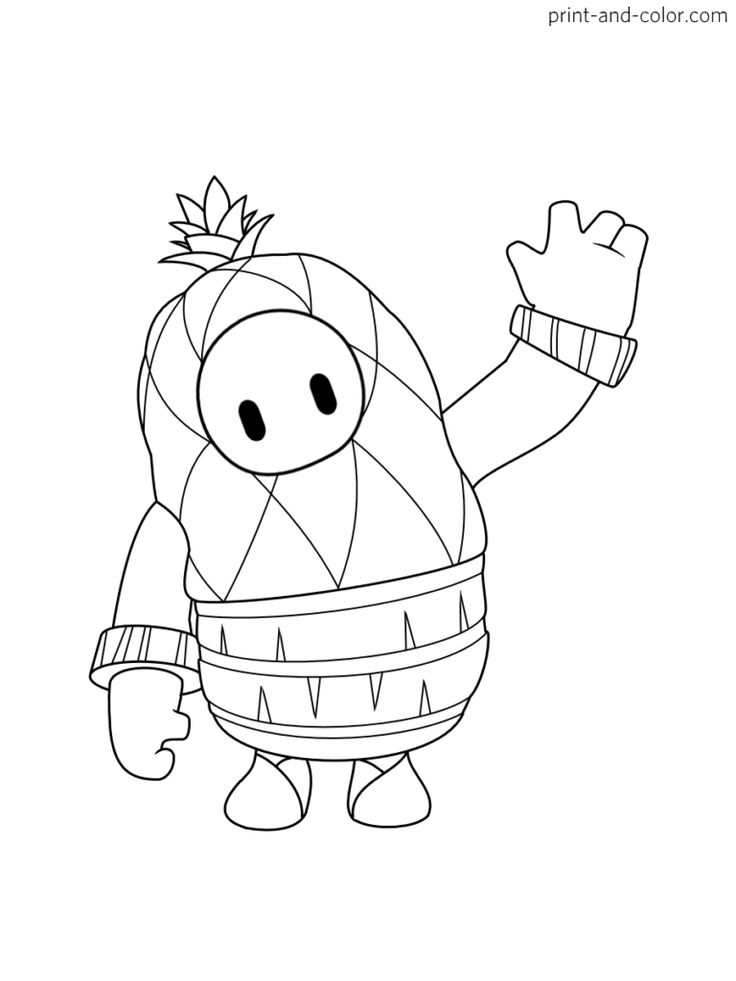 Fall guys coloring pages print and color manga coloring book coloring pages cute drawings