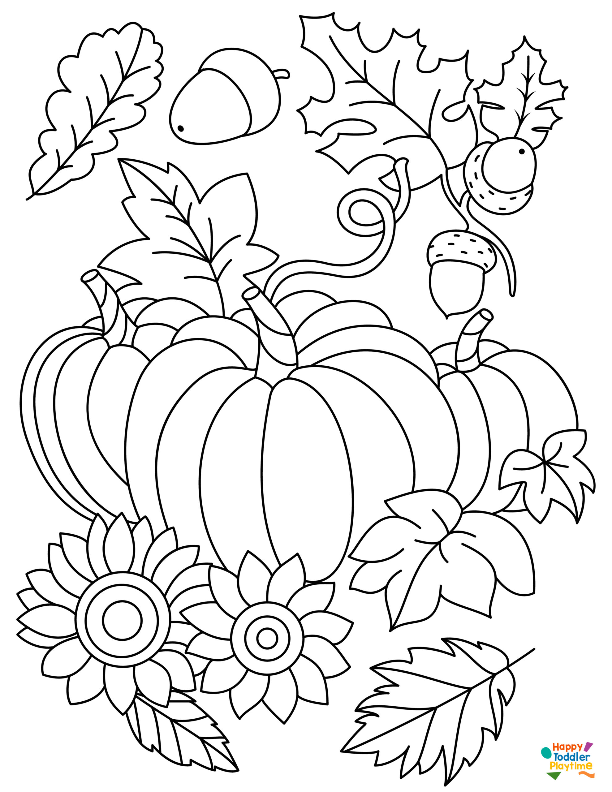 Fantastic fall coloring pages for kids