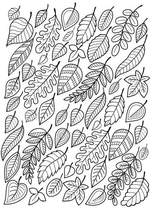 Free printable fall coloring pages for use in your classroom or home from primarygames doodle coloring leaf coloring page fall coloring pages