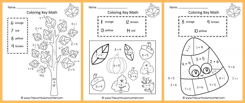 Fall color key addition