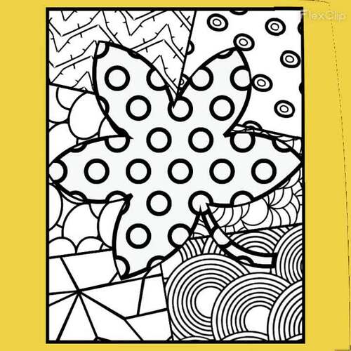 Fall pop art coloring sheets fine motor skills autumn activities