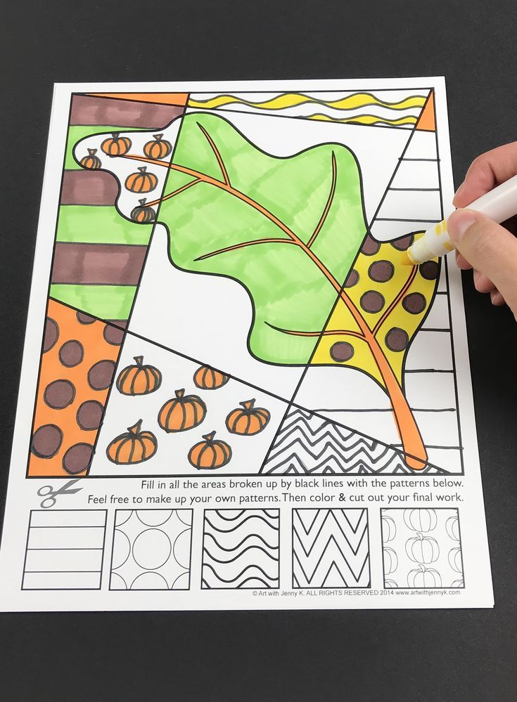 Pop art thanksgiving coloring pages writing activity art lessons for kids kids art projects art projects