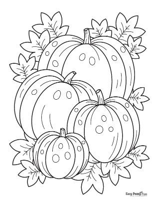 Pumpkin coloring pages