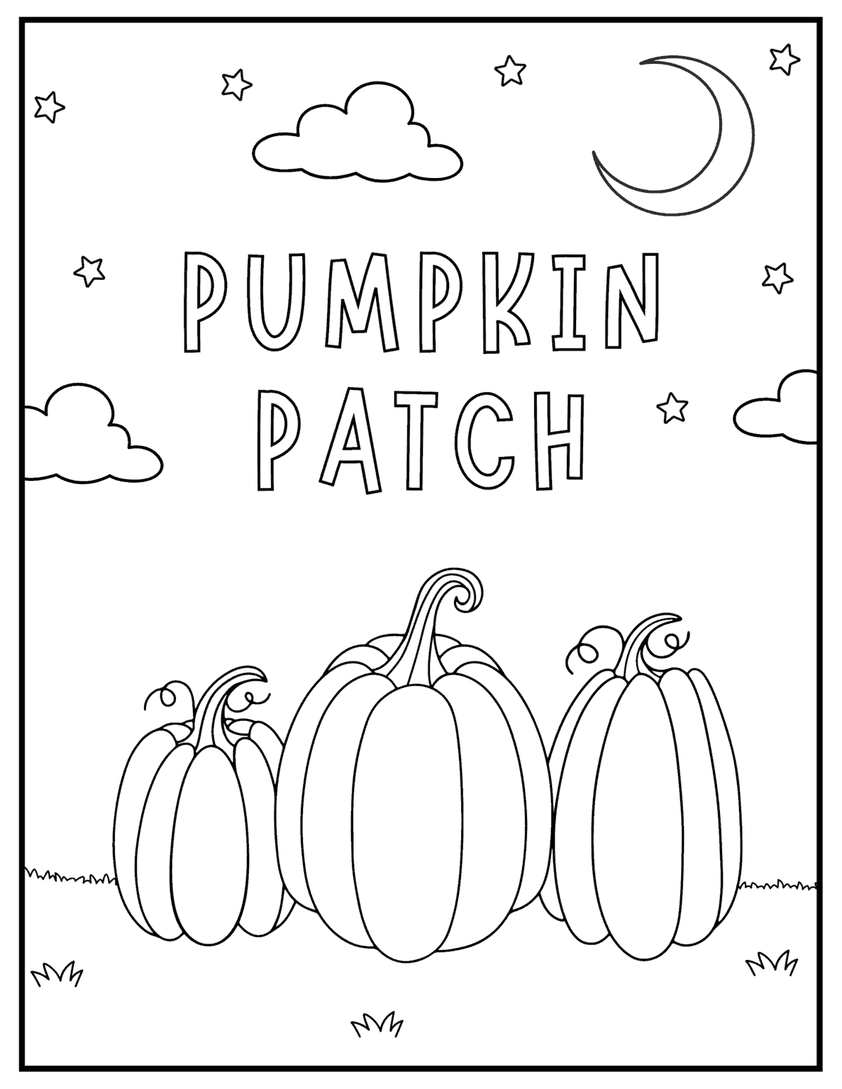 Free printable fall coloring pages