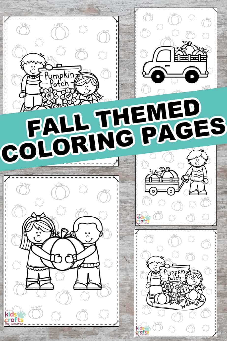 Fall coloring pages for kids printables â the best kids crafts and activities