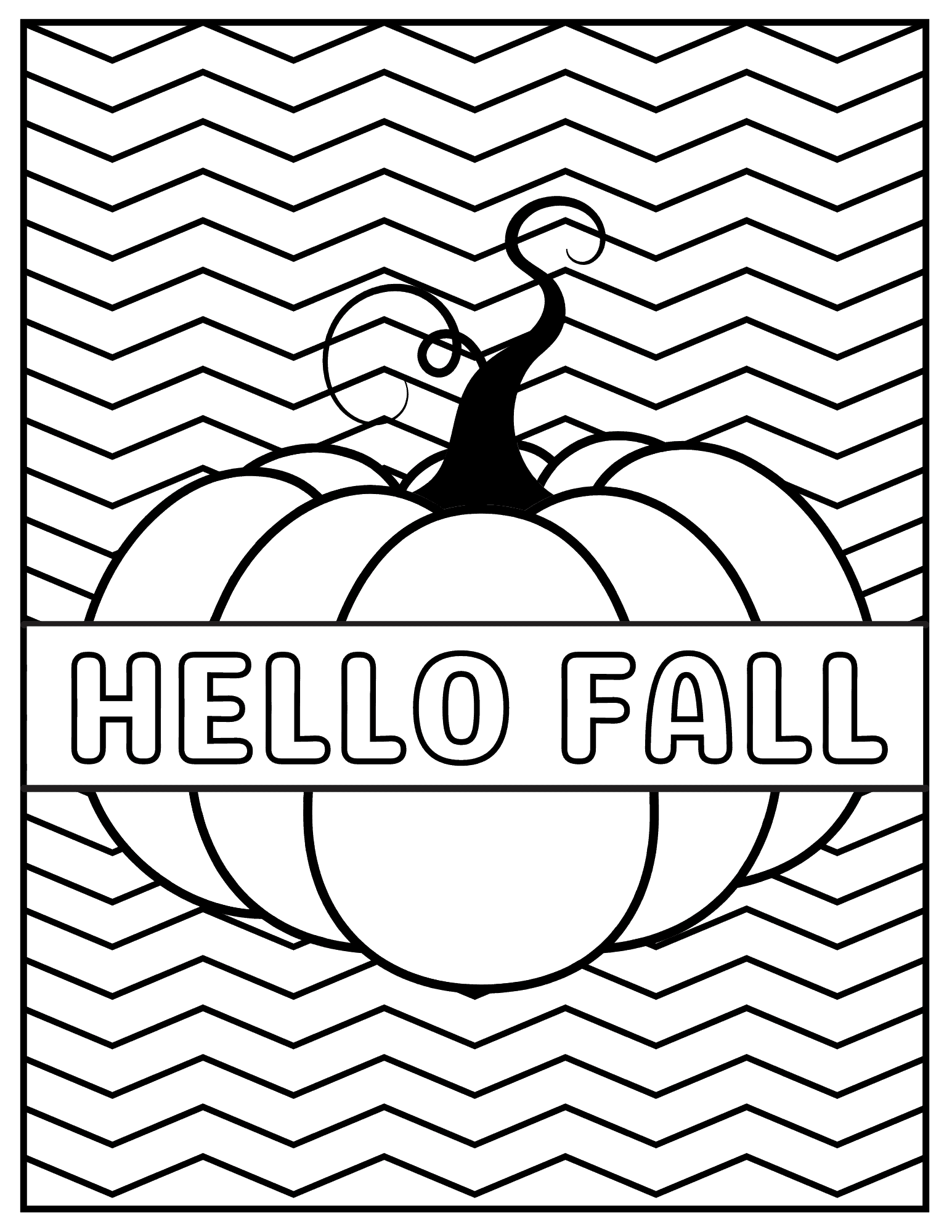 Free printable fall coloring pages