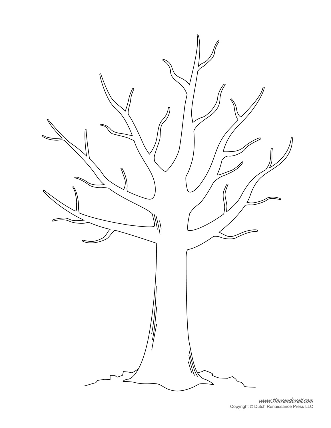 Tree templates tree printables â tims printables