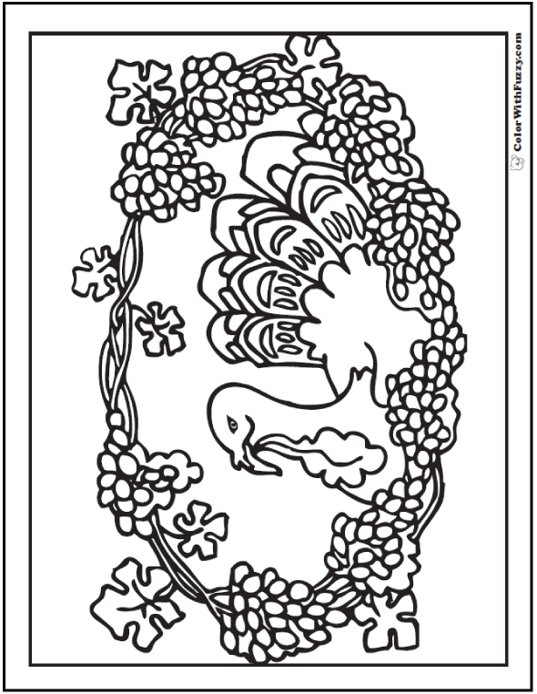 Autumn harvest coloring page â fall wreath theme