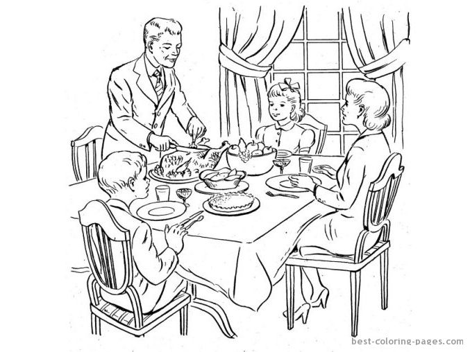 Beautiful thanksgiving coloring pages for family fun