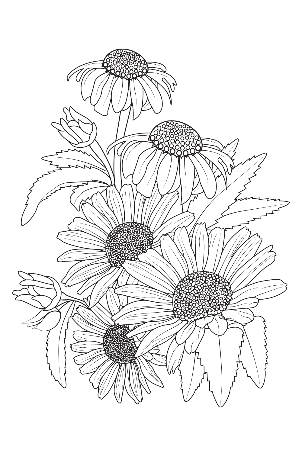 Daisy flower coloring pages daisy flower bouquet tattoo small daisy tattoo elegant minimalist daisy tattoo