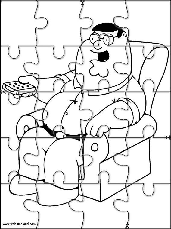 Printable jigsaw puzzles to cut out for kids family guy coloring pages puzzles for kids printable activities for kids puzzles