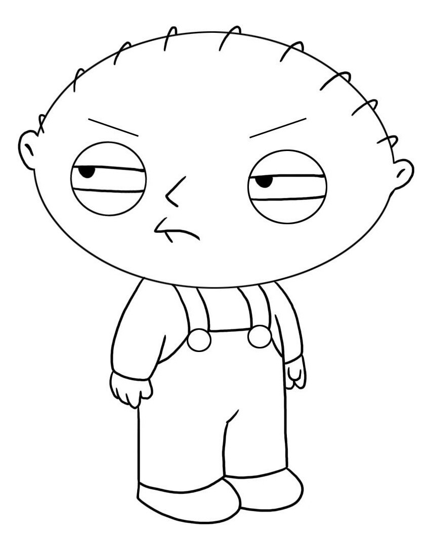 Coloring pages family guy