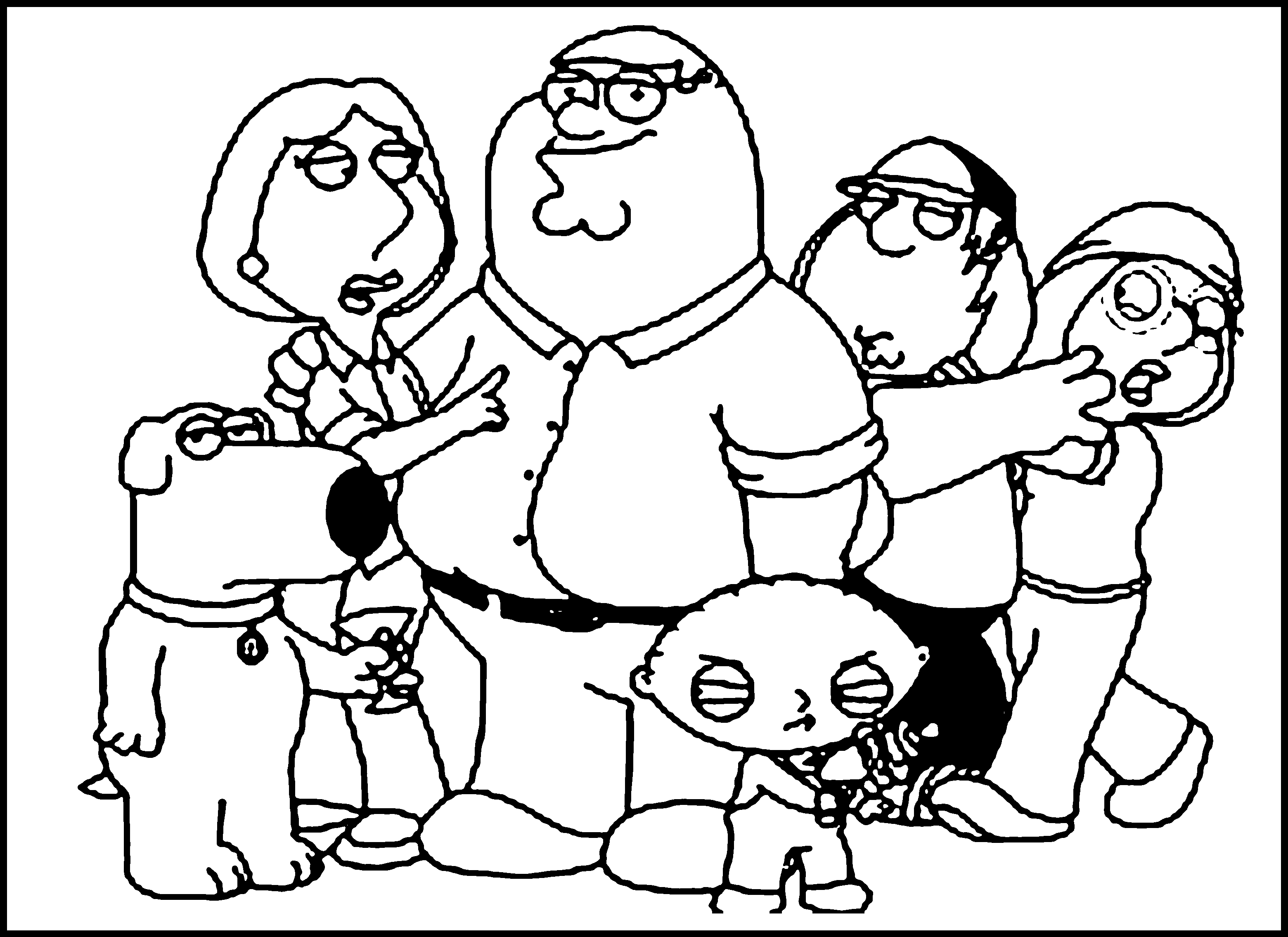 Free printable family guy coloring pages for kids