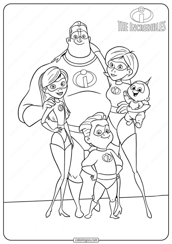 Incredibles coloring pages ideas coloring pages the incredibles disney coloring pages