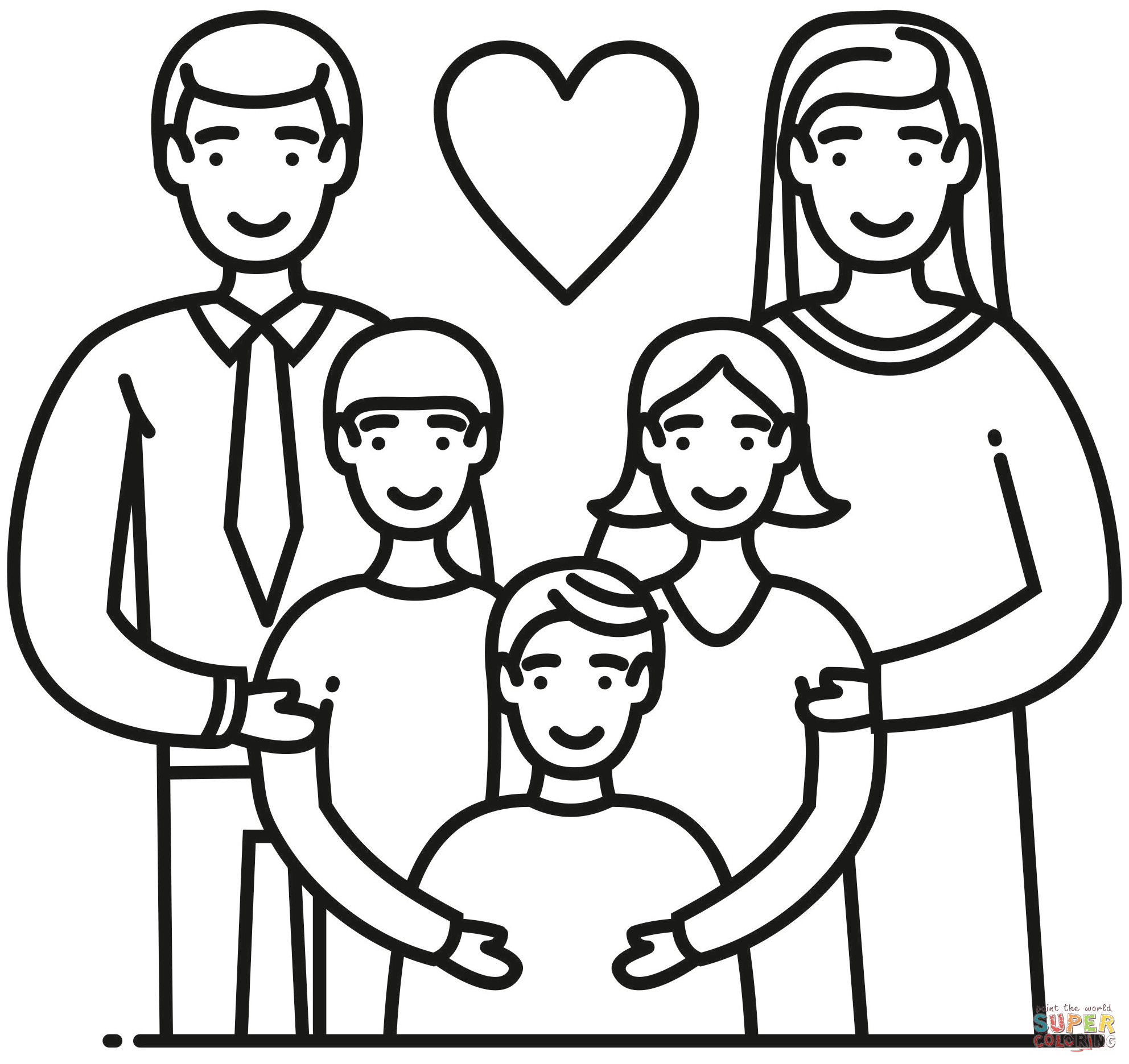 Family reunion coloring page free printable coloring pages