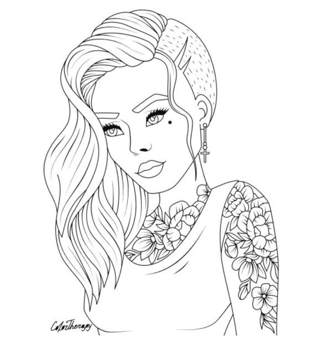 Teenage coloring pages printable for free download