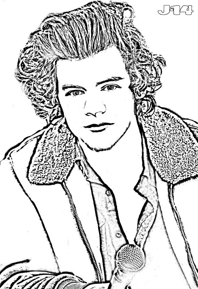 Beautiful image of celebrity coloring pages