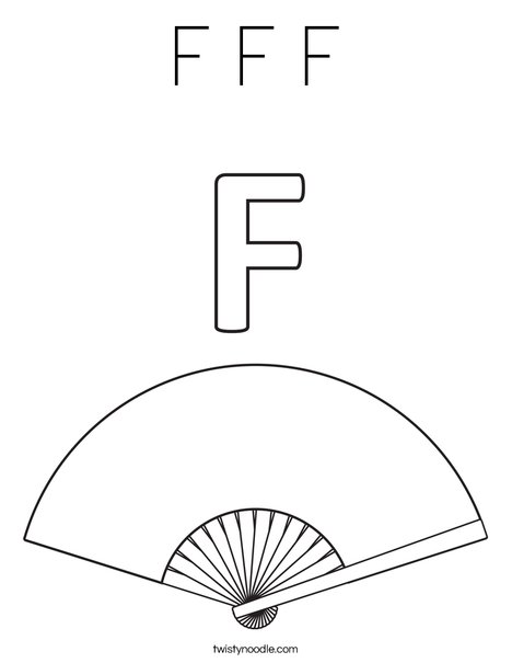 F f f coloring page