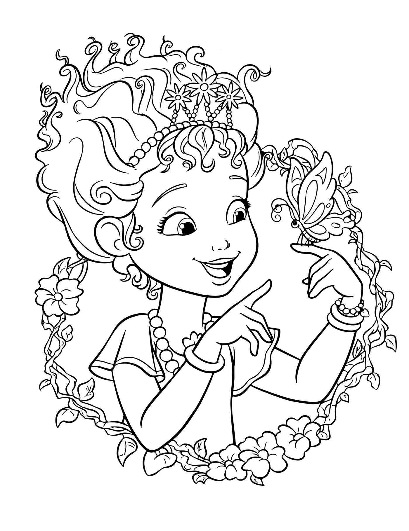 Free fancy nancy coloring pages pdf