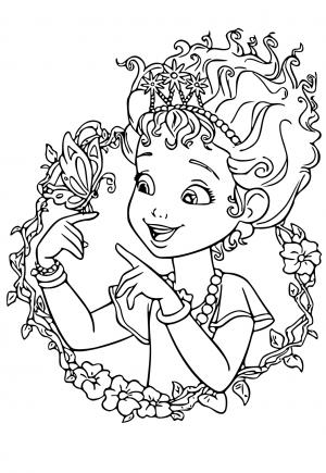 Free printable fancy nancy coloring pages for adults and kids