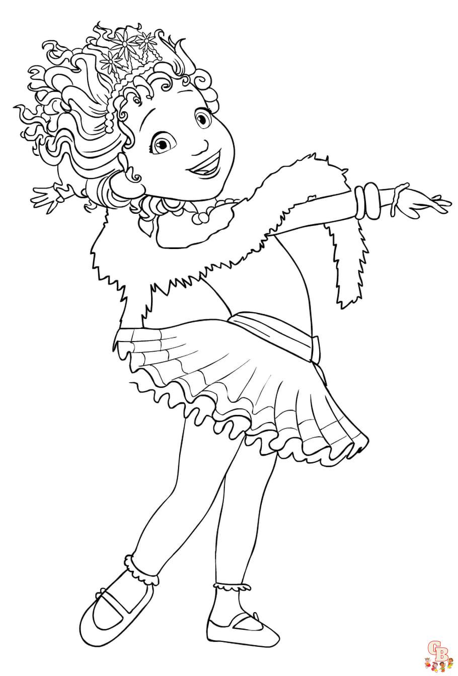 Free printable fancy nancy coloring pages for kids