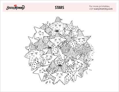 Supremely celestial star coloring pages