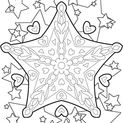 Mandala and abstract coloring pages