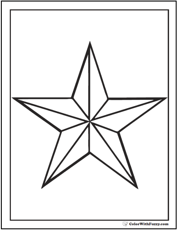 Star coloring pages â customize and print ad