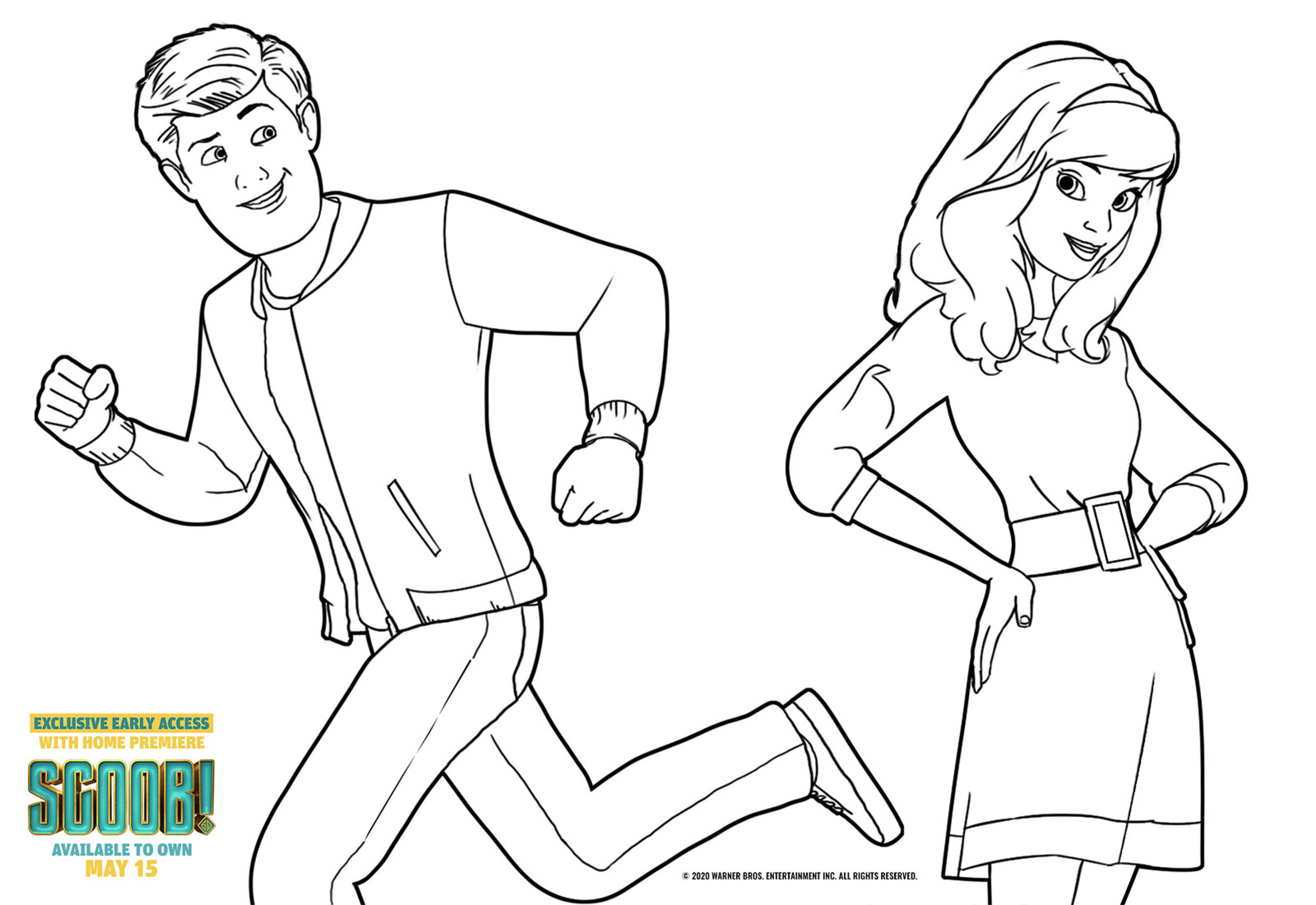 Check out these scoob activity sheets