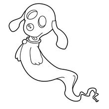 Dog specter coloring pages