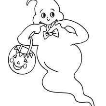 Ghost coloring pages