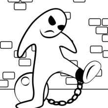 Ghost coloring pages