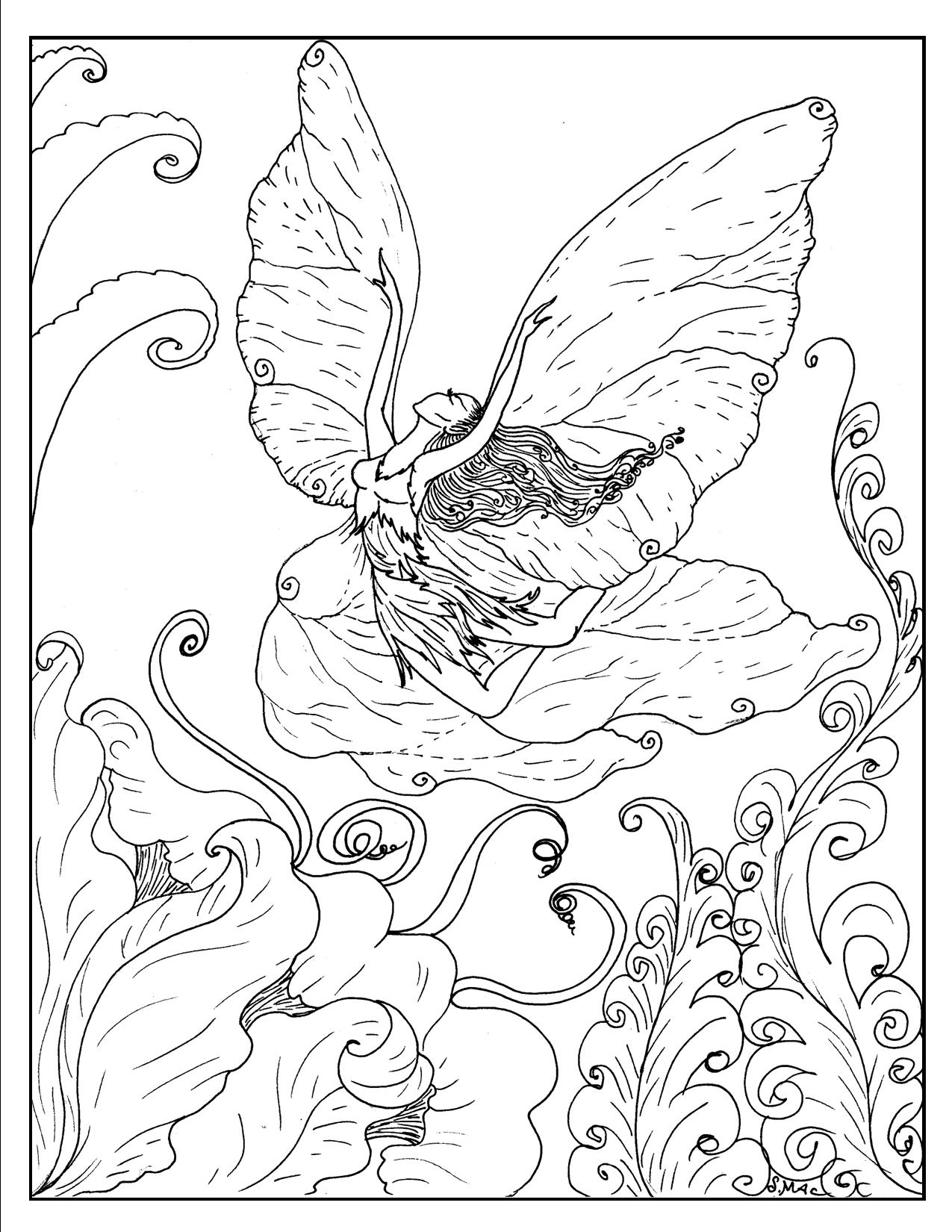 Fantasy coloring pages