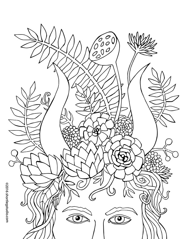 Fantasy and rpg coloring sheets â short leg studio