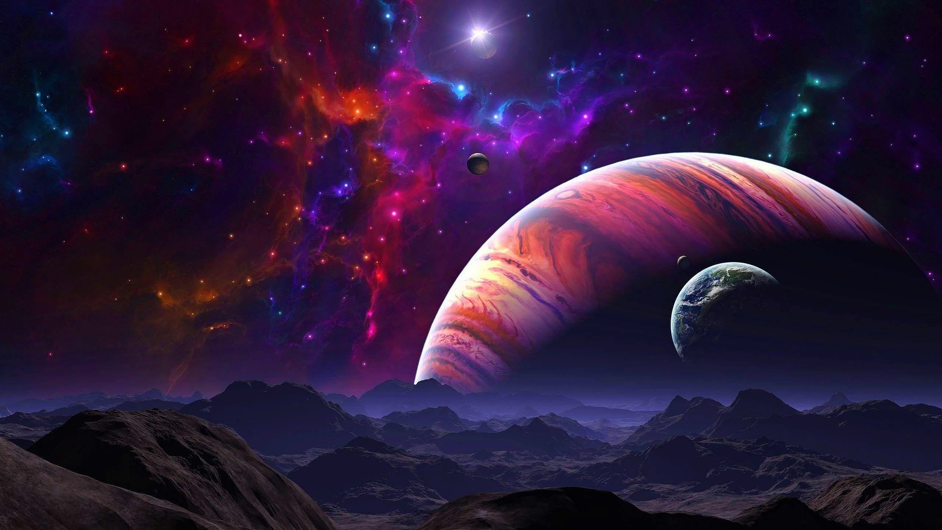 Download Fantasy Space Art Wallpaper Bhmpics 5395