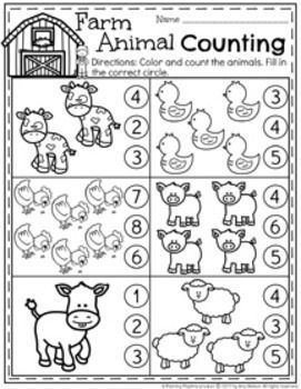 Preschool worksheets