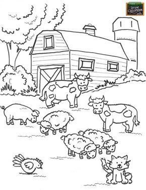 Explore the joy of farm coloring pages