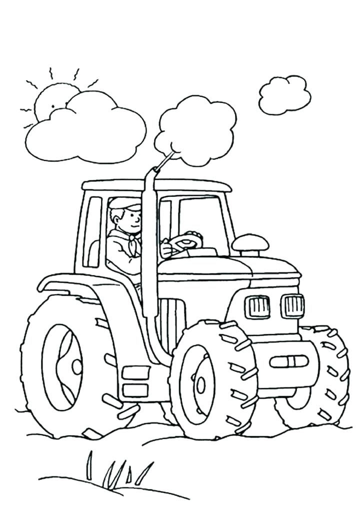 Farm coloring pages