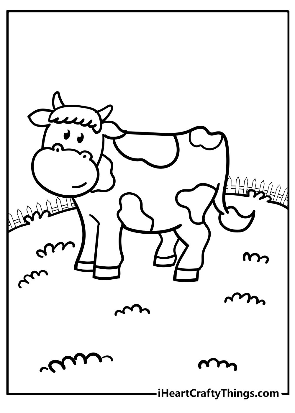 Farm animal coloring pages free printables