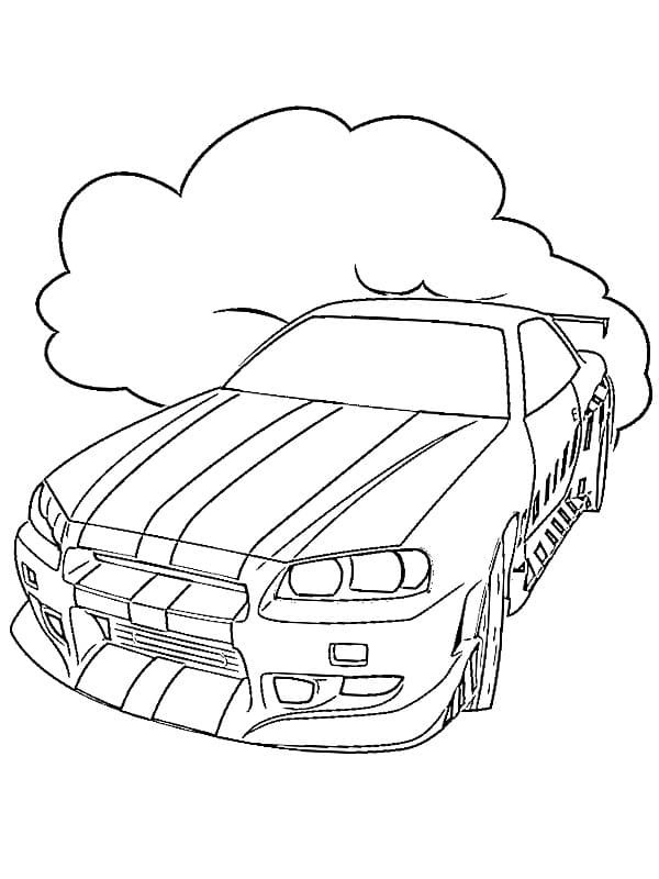 Fast and furious coloring pages printable for free download