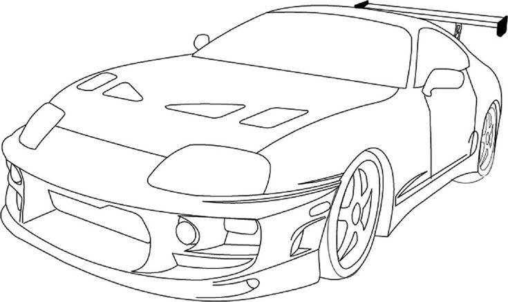 Fast and furious coloring pages toyota supra educative printable carros para colorear toyota supra mk autos para dibujar