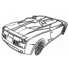 Top free printable sports car coloring pages online