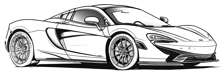 Car coloring pages