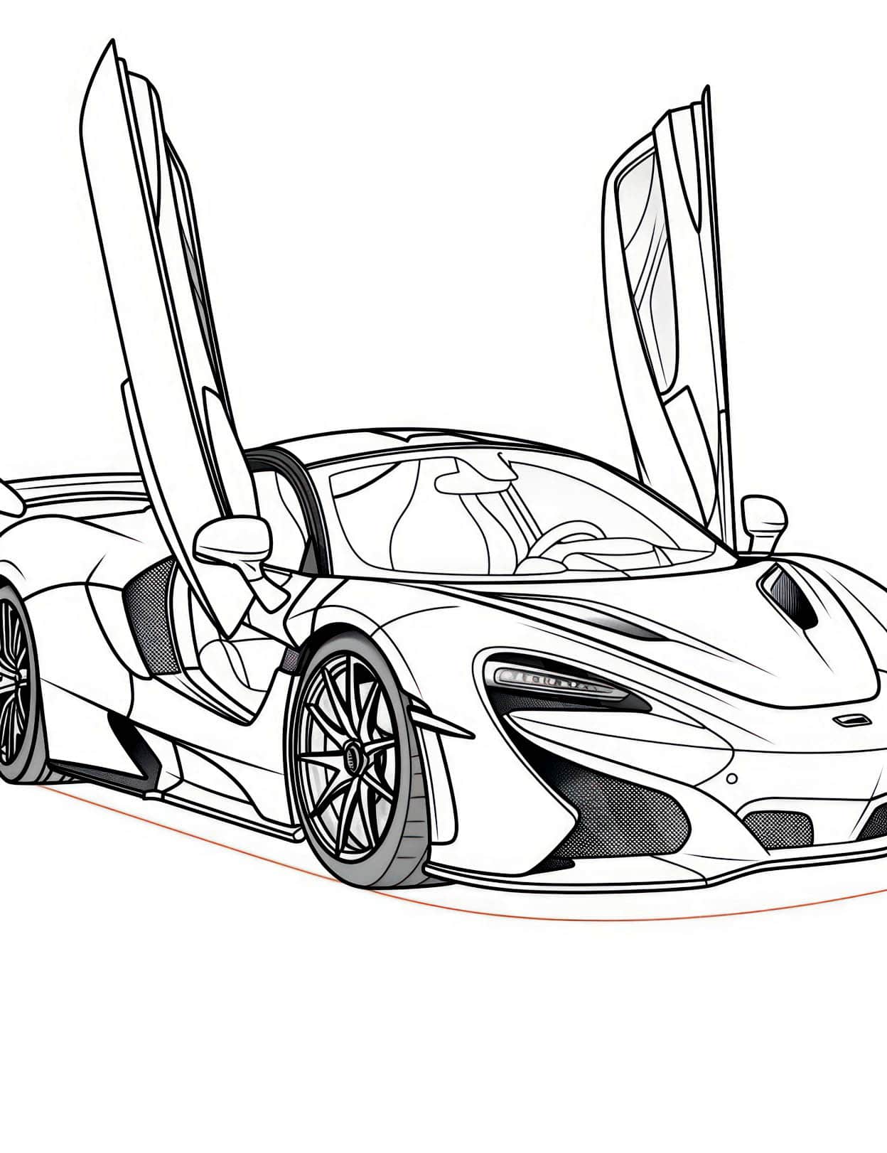 Car coloring pages for adults and kids