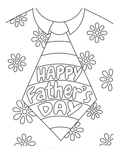 Happy fathers day coloring pages for kids