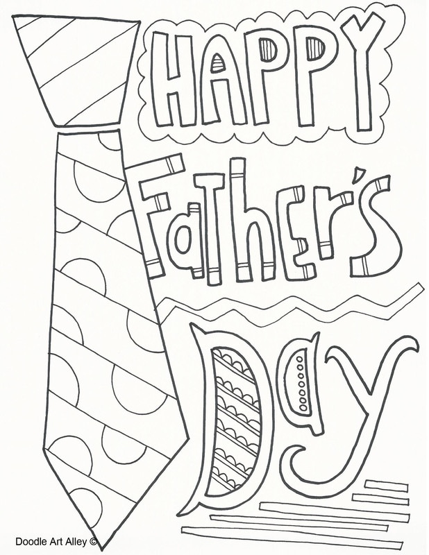 Fathers day coloring pages