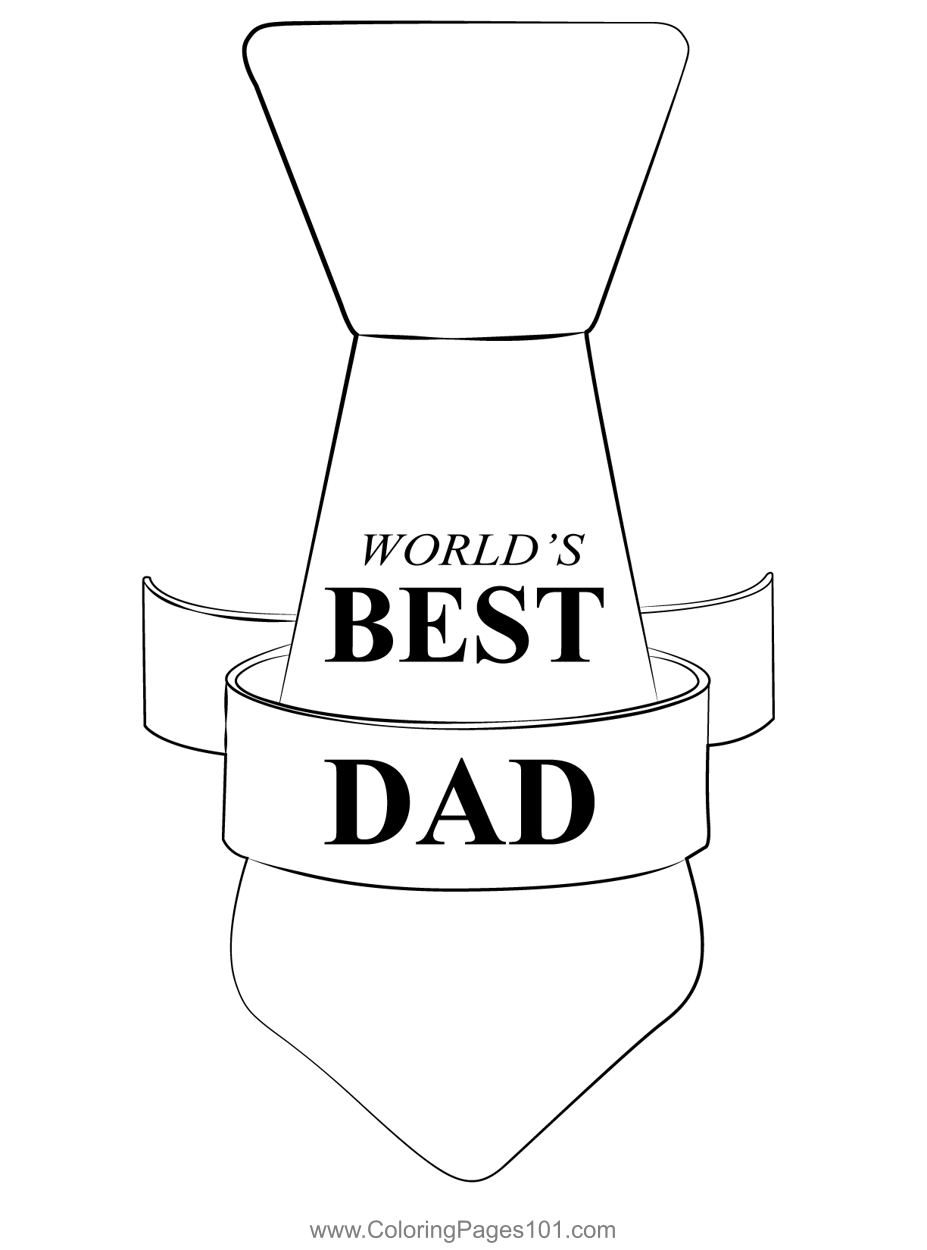 Fathers day gift coloring page in fathers day coloring page fathers day gifts coloring pages