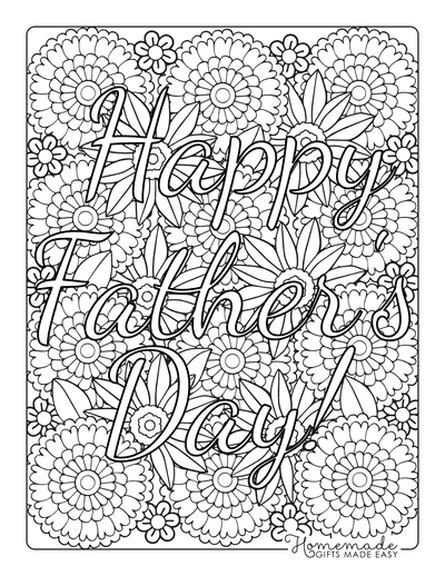 Happy fathers day coloring pages for kids